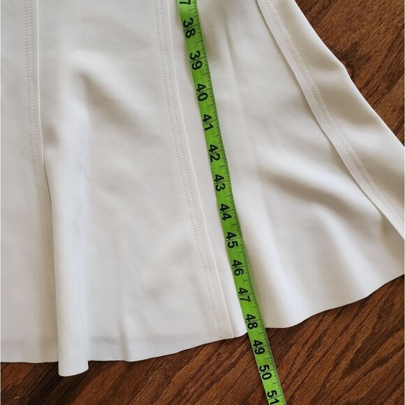 Norma Kamali Grace Fishtail Snow White Medium Wedding Cocktail Dress NEW - Picture 9 of 12